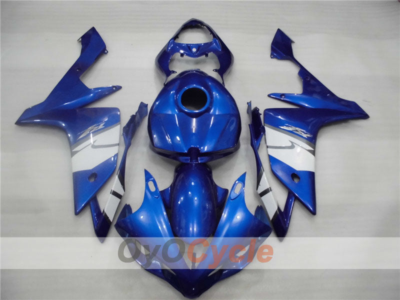 Injection Fairing kit for 07-08 YZF-R1 - Blue, White - Factory Style #OYO87900865 Main image