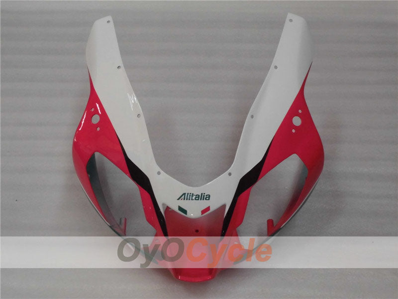 Fairing kit for 03-06 Aprilia RSV1000R - Red, White - Factory Style #OYO87902410