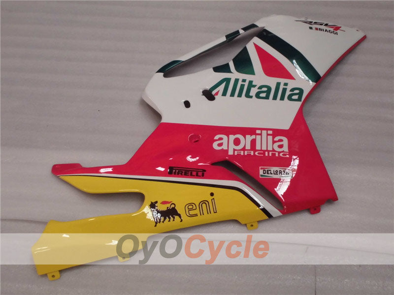 Fairing kit for 03-06 Aprilia RSV1000R - Red, White - Factory Style #OYO87902410