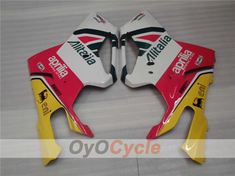 Fairing kit for 03-06 Aprilia RSV1000R - Red, White - Factory Style #OYO87902410