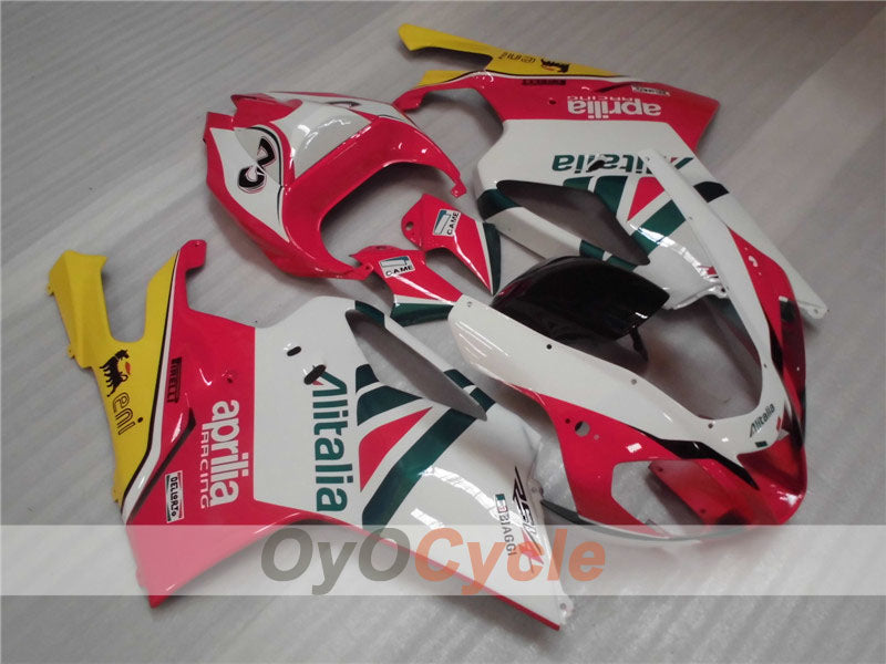 Fairing kit for 03-06 Aprilia RSV1000R - Red, White - Factory Style #OYO87902410