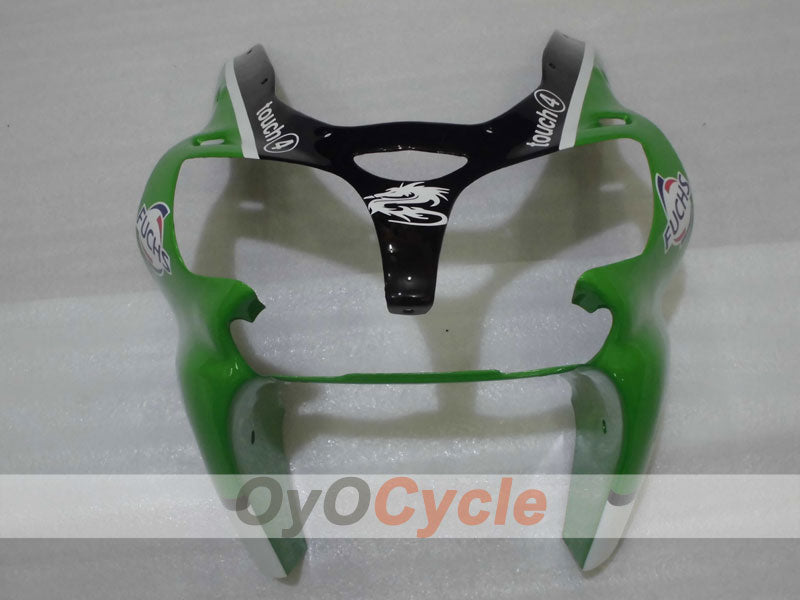 Injection Fairing kit for 00-02 NINJA ZX-6R - Green, Black - Nakano #OYO87901730
