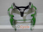 Injection Fairing kit for 00-02 NINJA ZX-6R - Green, Black - Nakano #OYO87901730