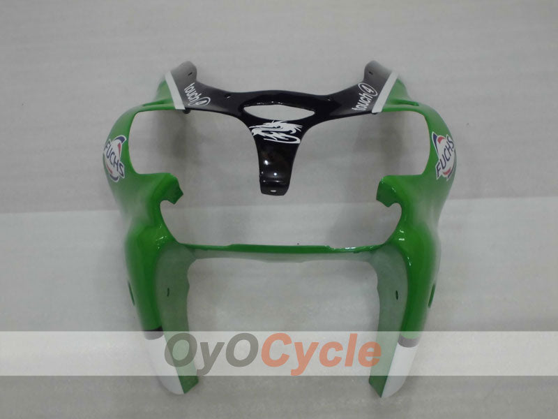 Injection Fairing kit for 00-02 NINJA ZX-6R - Green, Black - Nakano #OYO87901730