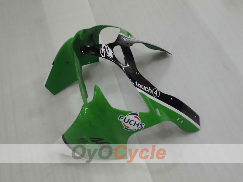 Injection Fairing kit for 00-02 NINJA ZX-6R - Green, Black - Nakano #OYO87901730