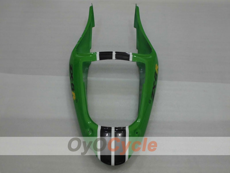 Injection Fairing kit for 00-02 NINJA ZX-6R - Green, Black - Nakano #OYO87901730