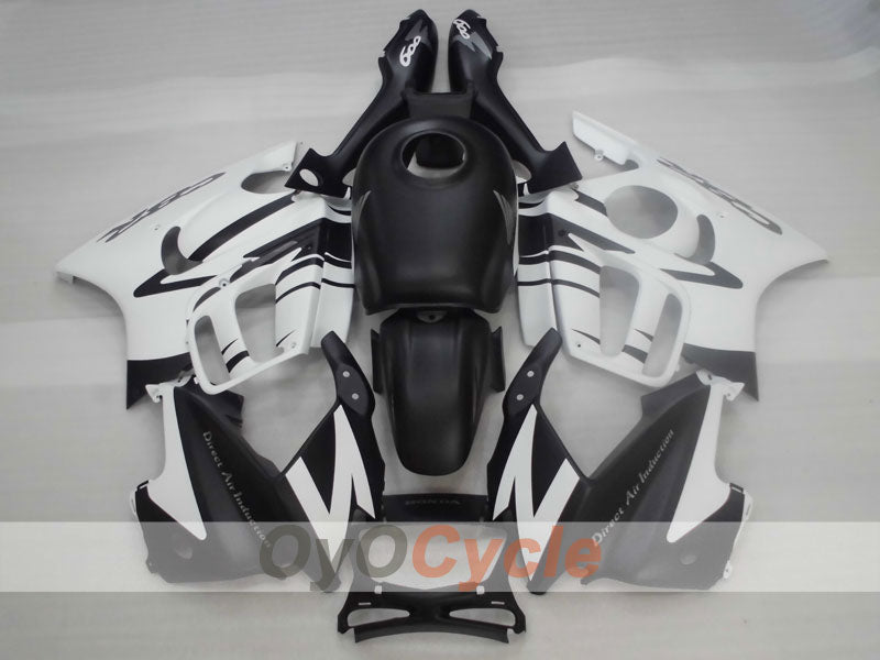Injection Fairing kit for 97-98 CBR600F3 - White, Black, Matte - Factory Style #OYO87900062