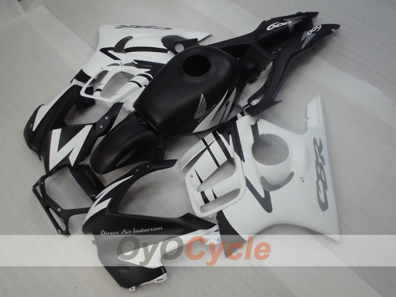 Injection Fairing kit for 95-96 CBR600F3 - White, Black, Matte - Factory Style #OYO87900014 Main image