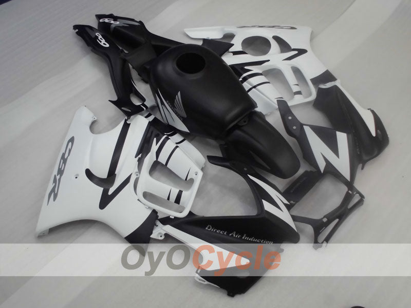 Injection Fairing kit for 97-98 CBR600F3 - White, Black, Matte - Factory Style #OYO87900062