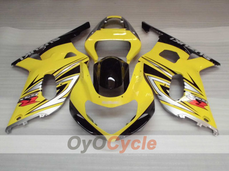 Injection Fairing kit for 00-03 GSX R750 - Yellow, Black - Factory Style #OYO87905149 Secondary image