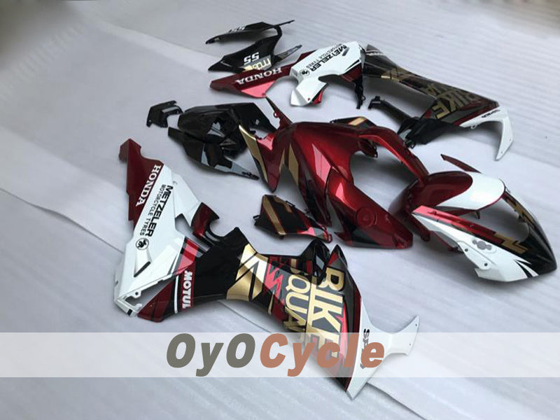 Injection Fairing kit for 17-19 CBR1000RR - Red Wine Color, White - Others #OYO87914586