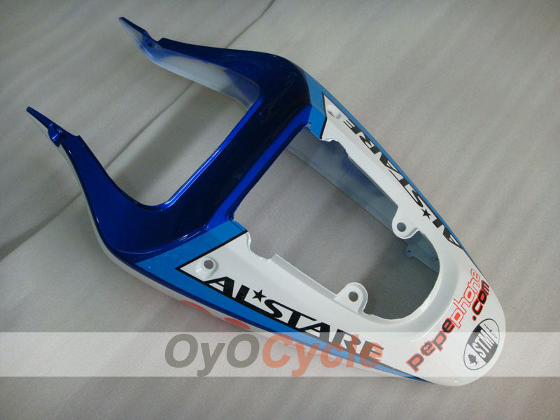 Injection Fairing kit for 00-03 GSX R750 - Blue, White - Dark Dog #OYO87905169