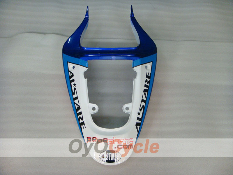 Injection Fairing kit for 00-03 GSX R750 - Blue, White - Dark Dog #OYO87905169