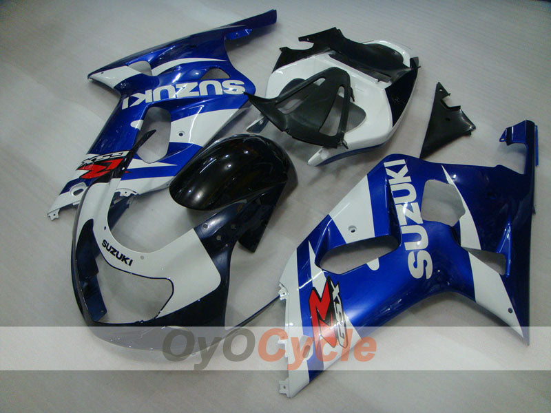 Injection Fairing kit for 00-03 GSX R750 - Blue, Black - Factory Style #OYO87905144 Secondary image