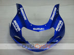 Injection Fairing kit for 01-03 GSX R600 - Blue, White - MOTUL #OYO87905087