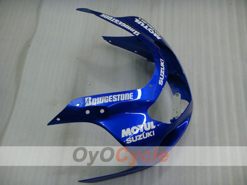 Injection Fairing kit for 00-03 GSX R750 - Blue, White - MOTUL #OYO87905142