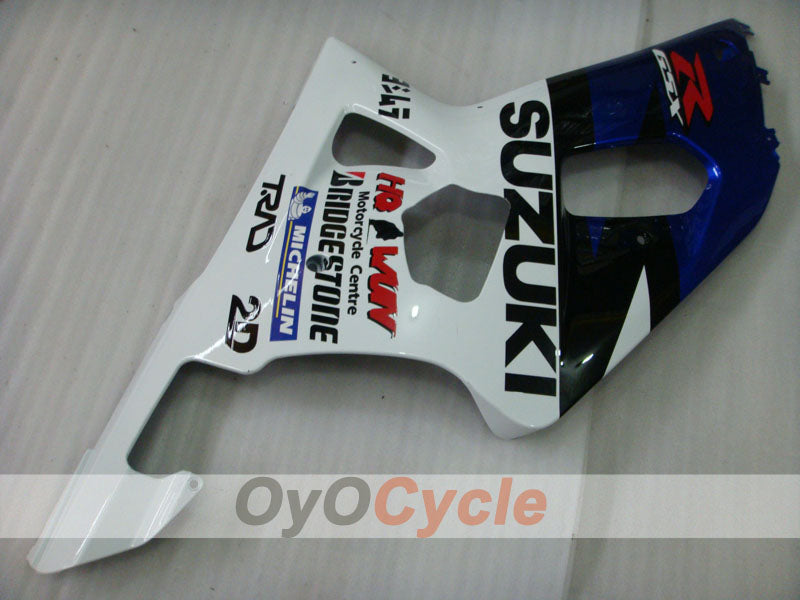 Injection Fairing kit for 00-02 GSX R1000 - Blue, White - MOTUL #OYO87905188