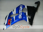Injection Fairing kit for 00-02 GSX R1000 - White, Black - Factory Style #OYO87905221