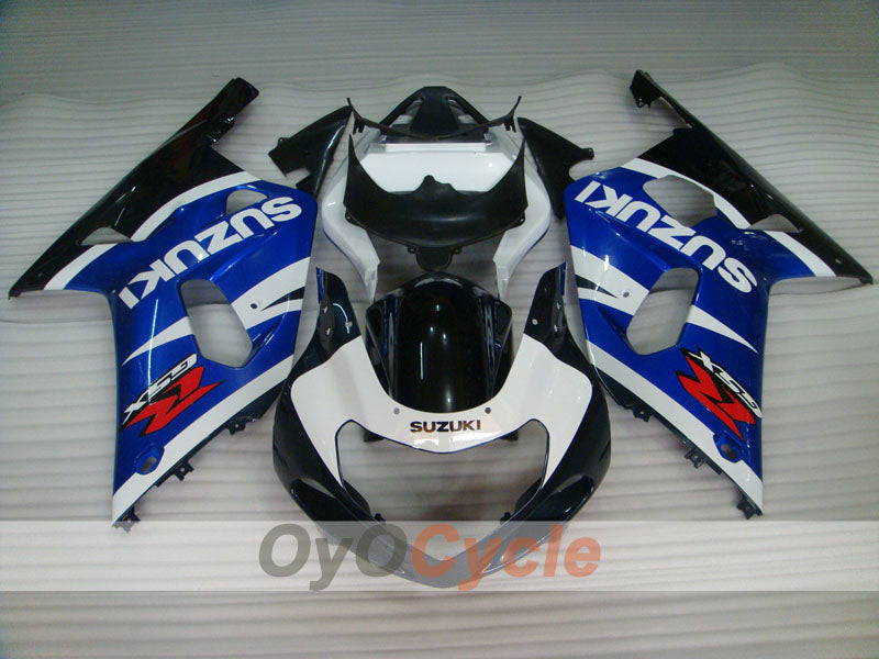 Injection Fairing kit for 00-02 GSX R1000 - White, Black - Factory Style #OYO87905221 Secondary image