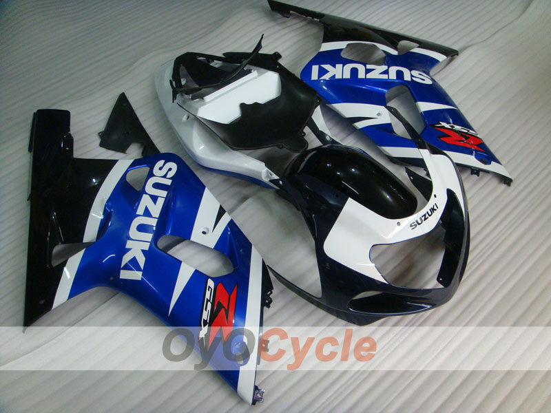 Injection Fairing kit for 00-02 GSX R1000 - White, Black - Factory Style #OYO87905221