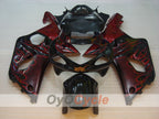 Injection Fairing kit for 00-02 GSX R1000 - Red, Black - Flame #OYO87901735
