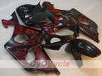 Injection Fairing kit for 00-02 GSX R1000 - Red, Black - Flame #OYO87901735