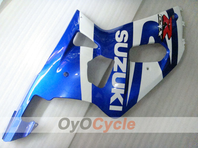Injection Fairing kit for 01-03 GSX R600 - Blue, White - Factory Style #OYO87901113