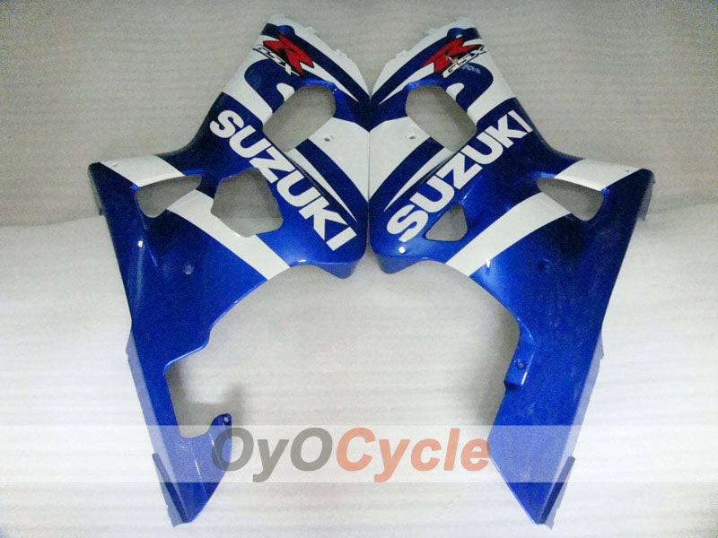 Injection Fairing kit for 01-03 GSX R600 - Blue, White - Factory Style #OYO87901113
