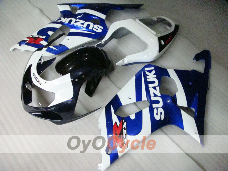Injection Fairing kit for 01-03 GSX R600 - Blue, White - Factory Style #OYO87901113