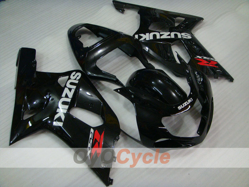 Injection Fairing kit for 00-03 GSX R750 - Black - Factory Style #OYO87901112 Main image