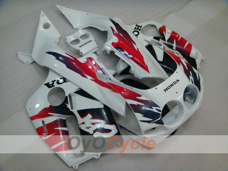 Injection Fairing kit for 88-89 CBR250RR - Red, White - Factory Style #OYO87904756 Secondary image