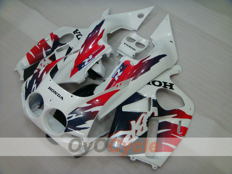 Injection Fairing kit for 88-89 CBR250RR - Red, White - Factory Style #OYO87904756 Main image
