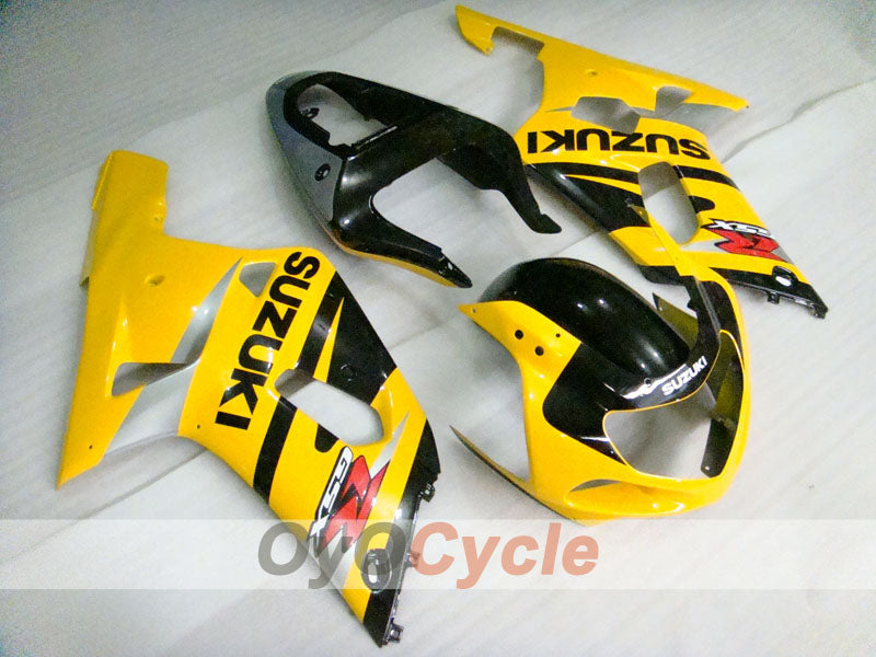 Injection Fairing kit for 00-02 GSX R1000 - Yellow, Black - Factory Style #OYO87901798