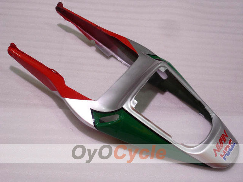 Injection Fairing kit for 03-04 CBR600RR - Red, Silver - Cup Needle #OYO87900223