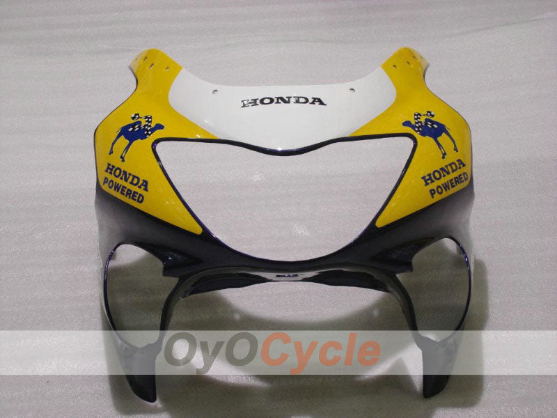 Injection Fairing kit for 99-00 CBR600F4 - Yellow, Blue - Camel #OYO87900105