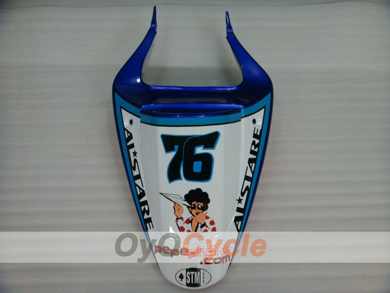 Injection Fairing kit for 01-03 GSX R600 - Blue, White - Dark Dog #OYO87901035