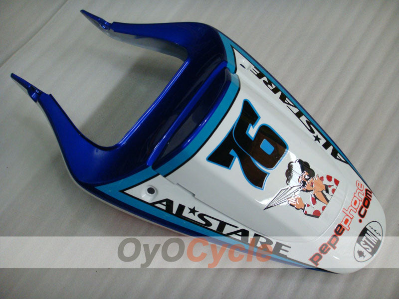 Injection Fairing kit for 01-03 GSX R600 - Blue, White - Dark Dog #OYO87901035