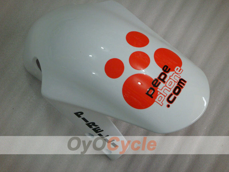 Injection Fairing kit for 00-02 GSX R1000 - Blue, White - Dark Dog, MOTUL #OYO87901723