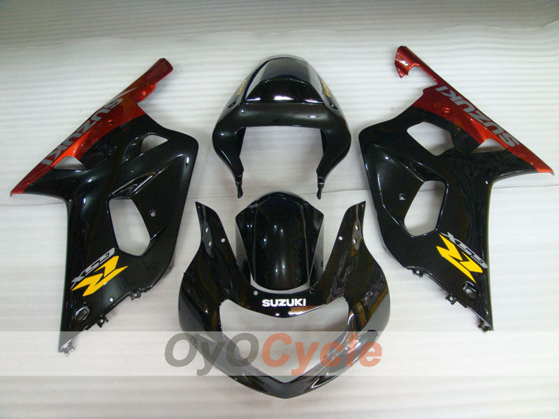 Injection Fairing kit for 00-02 GSX R1000 - Red, Black - Factory Style #OYO87905179