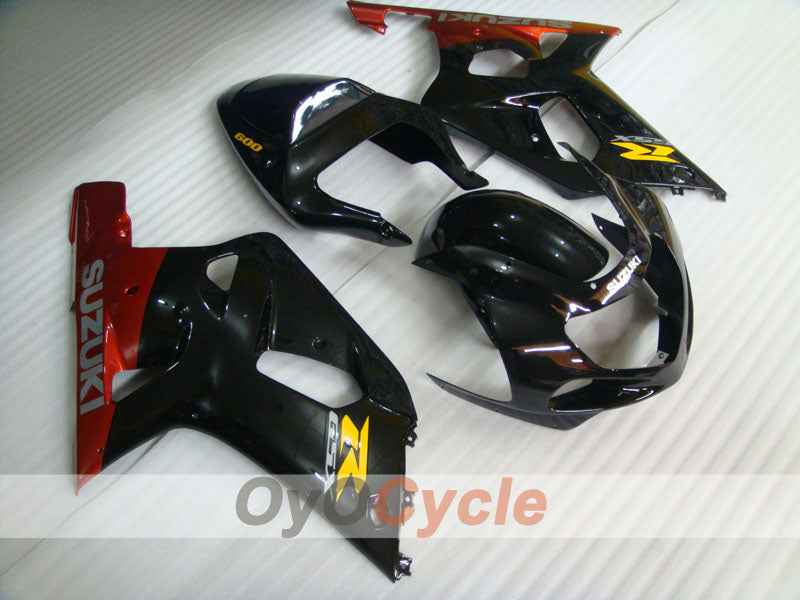 Injection Fairing kit for 00-02 GSX R1000 - Red, Black - Factory Style #OYO87905179 Secondary image