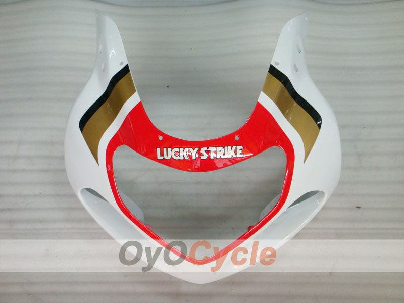 Injection Fairing kit for 00-02 GSX R1000 - Red, White - Lucky Strike #OYO87901738