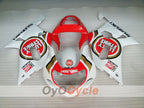 Injection Fairing kit for 00-02 GSX R1000 - Red, White - Lucky Strike #OYO87901738