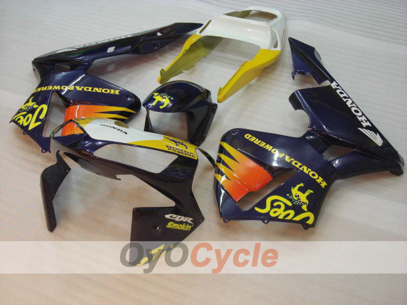Injection Fairing kit for 03-04 CBR600RR - Yellow, Purple - Camel #OYO87902504 Secondary image