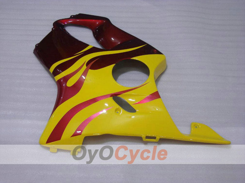 Injection Fairing kit for 01-03 CBR600F4i - Red, Yellow - Flame #OYO87900154