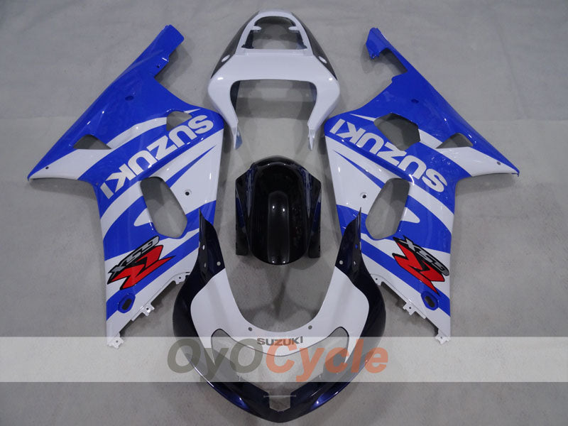 Injection Fairing kit for 00-03 GSX R750 - Blue, White - Factory Style #OYO87905176 Secondary image