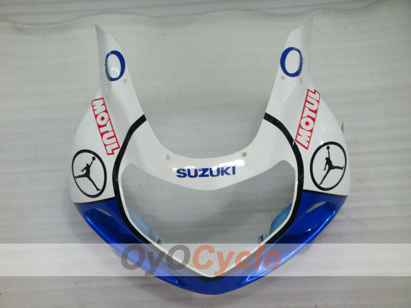 Injection Fairing kit for 00-02 GSX R1000 - Blue, White - DUNLOP #OYO87905226