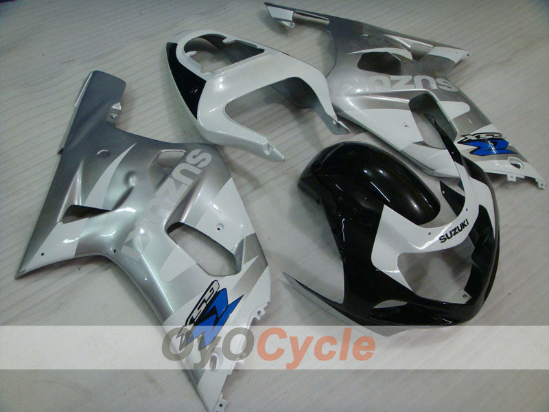 Injection Fairing kit for 01-03 GSX R600 - White, Black, Silver - Factory Style #OYO87905104 Secondary image