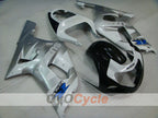 Injection Fairing kit for 00-03 GSX R750 - White, Black, Silver - Factory Style #OYO87905159