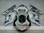 Injection Fairing kit for 00-03 GSX R750 - White, Black, Silver - Factory Style #OYO87905159