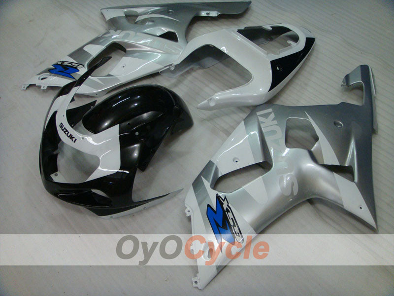 Injection Fairing kit for 00-03 GSX R750 - White, Black, Silver - Factory Style #OYO87905159 Secondary image